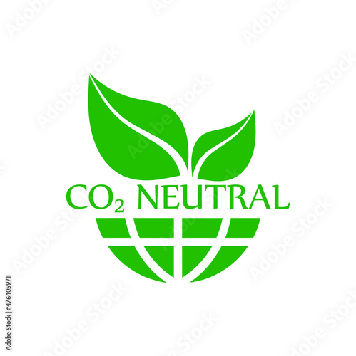 reducing CO2 emissions to stop climate change. green energy background	