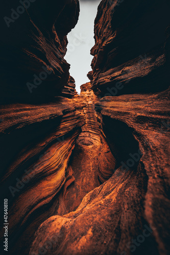 Canvas Print red rock canyon