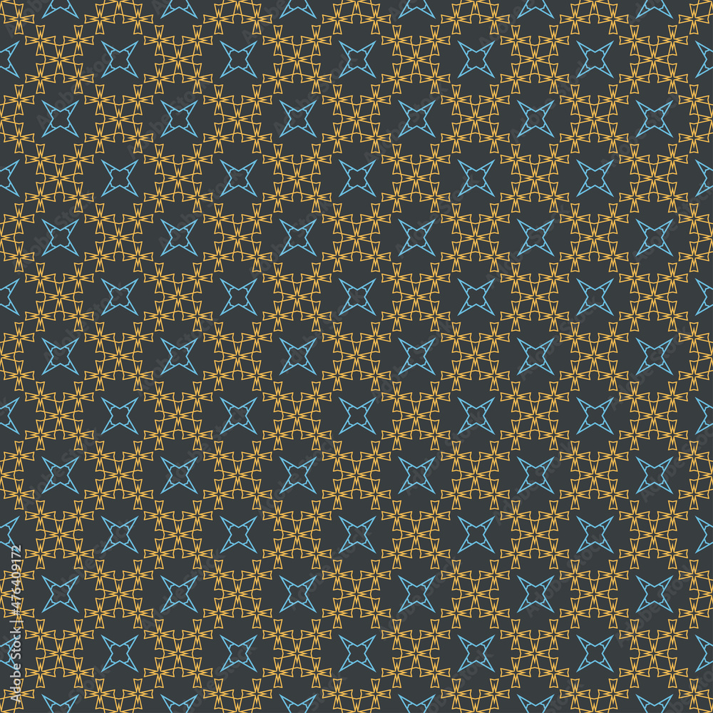 Ornate background image with decorative elements on a black background for your design projects, seamless patterns, wallpaper textures with flat design. Vector illustration Ornate background image with decorative elements on a black background for your design projects, seamless patterns, wallpaper textures with flat design. Vector illustration