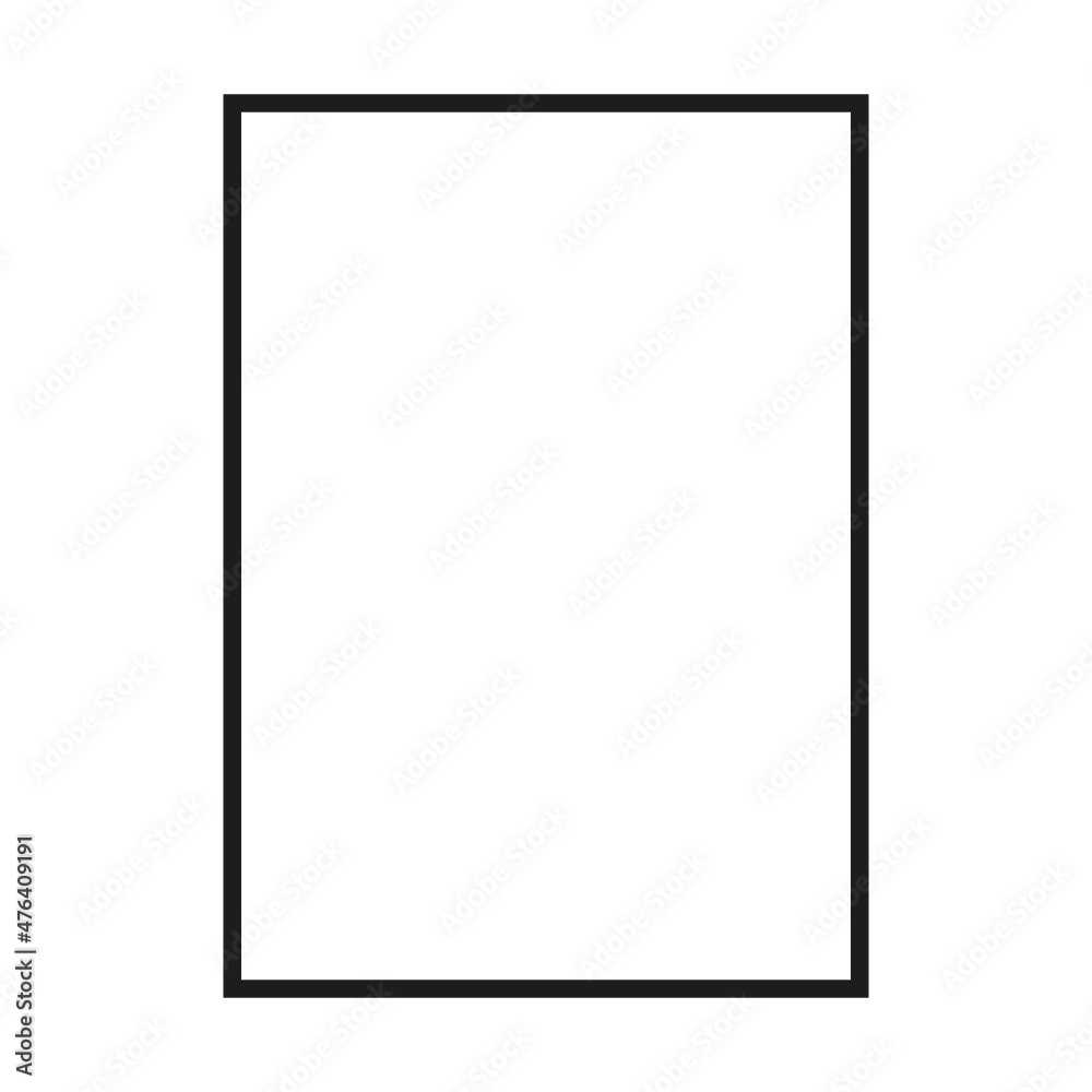 50x70 poster frame / 50x70 plakat ramme, Vector