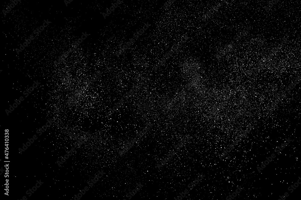Distressed white grainy texture. Dust overlay textured. Grain noise particles. Snow effects pack. Rusted black background. Vector illustration, EPS 10. Distressed white grainy texture. Dust overlay textured. Grain noise particles. Snow effects pack. Rusted black background. Vector illustration, EPS 10.