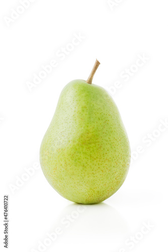 Fresh pear isolated on white background        