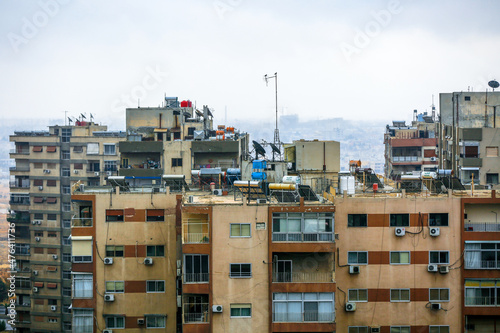 Fotografia View of the city Damascus