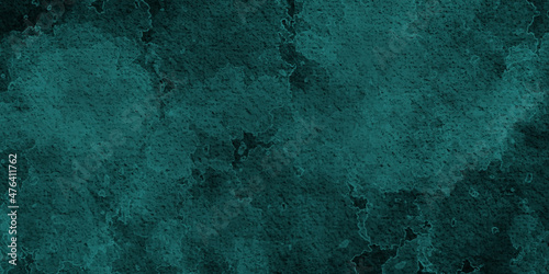 Abstract watercolor texture as background. Abstract background old green and blue paper watercolor texture painting pattern with marble dark faint