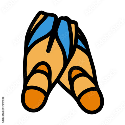 Icon Of Swimming Flippers