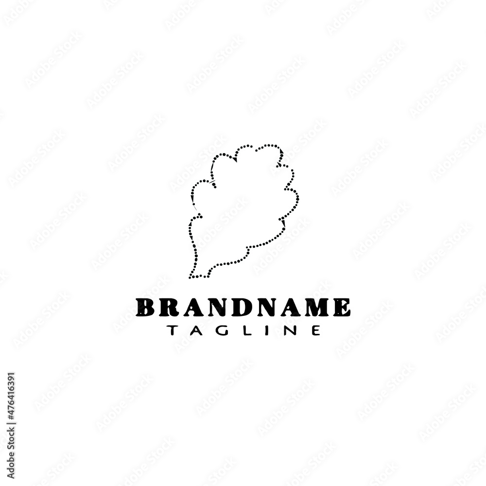 leaf logo cartoon icon design template black isolated vector illustration leaf logo cartoon icon design template black isolated vector illustration