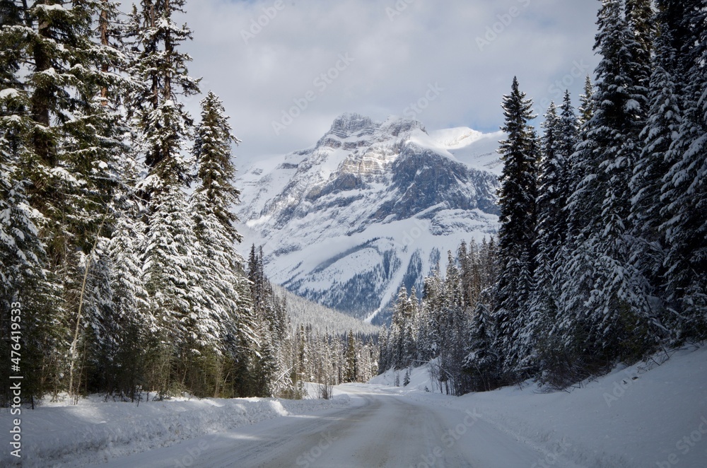 Conditions de route hivernales