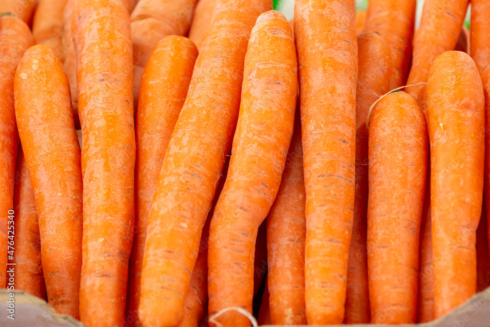 Close Up of Group of Fresh Carrots at the Italian market Close Up of Group of Fresh Carrots at the Italian market