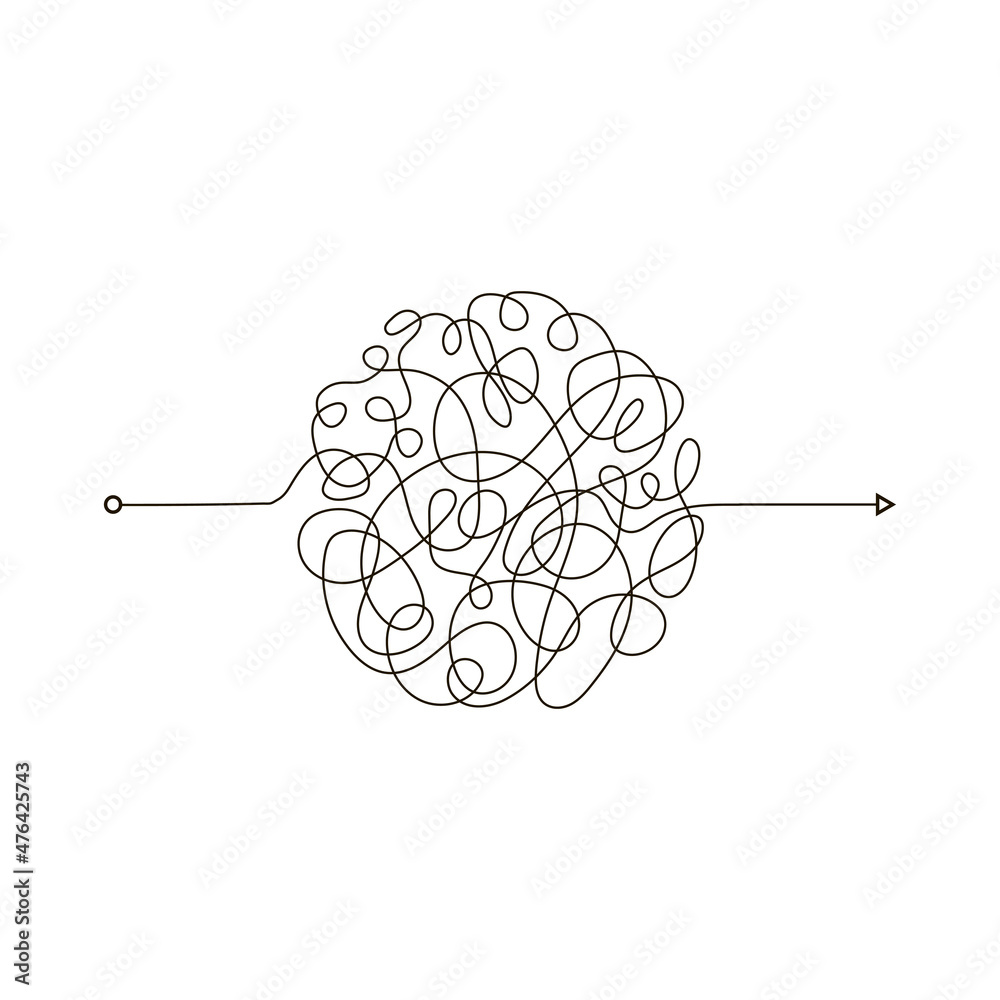 Chaotic Doodle. Thread Clew Knot. Insane Messy Line. Complicated Clew Way. Tangled Cribble Path. Difficult Process Chaotic Doodle. Thread Clew Knot. Insane Messy Line. Complicated Clew Way. Tangled Cribble Path. Difficult Process