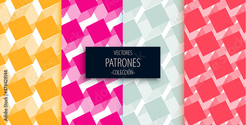 texturas con cuadrados