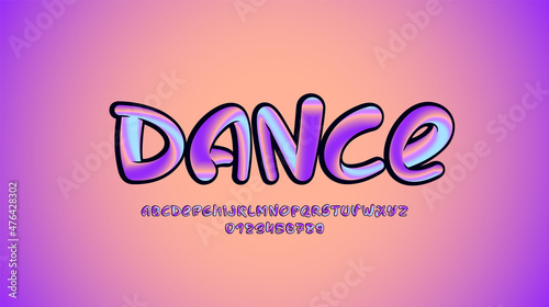 Multi colored cursive font, handwritten purple script alphabet, calligraphy cursive typeface, crazy vector hand drawn typeface, vector illustration 10EPS