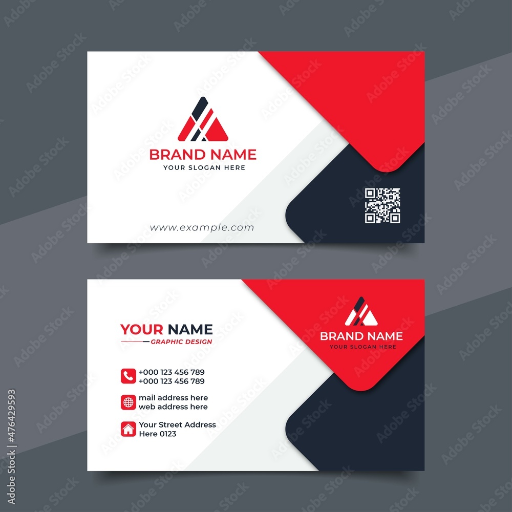 Creative Modern Professional Business card Vector Design