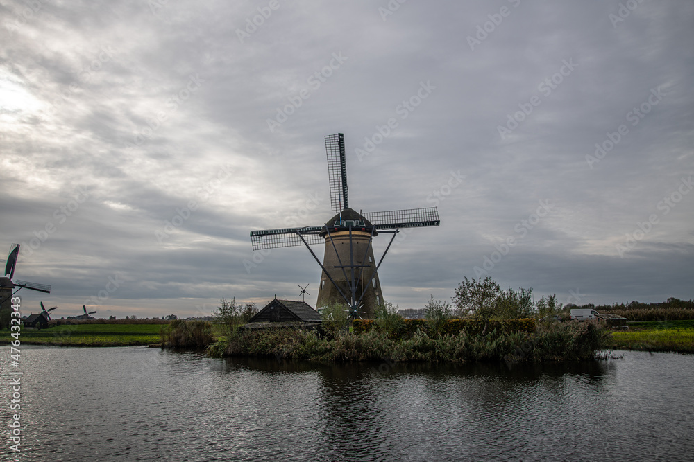 Kinderdijk windmills in Netherland holland