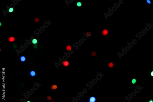 a color light bokeh overlay texture background