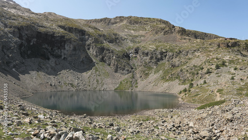 massif des écrins, randonnée au lac du puy vachier
