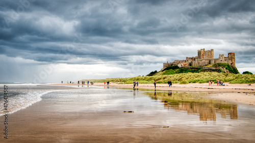A view of Bamburgh Castle