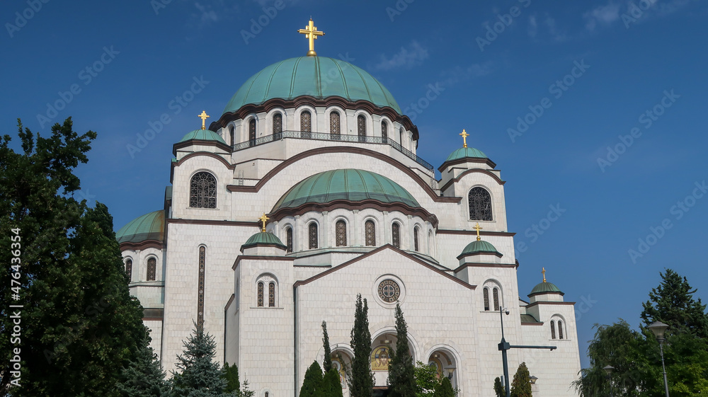 Saint Sava orthodox cathedral in Belgrade, Serbia