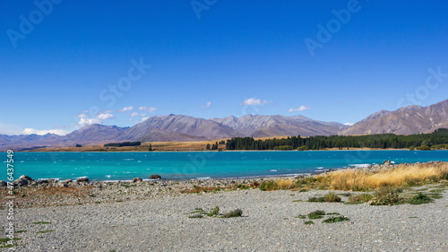 Lake Tekapo and Southern Alps landscape