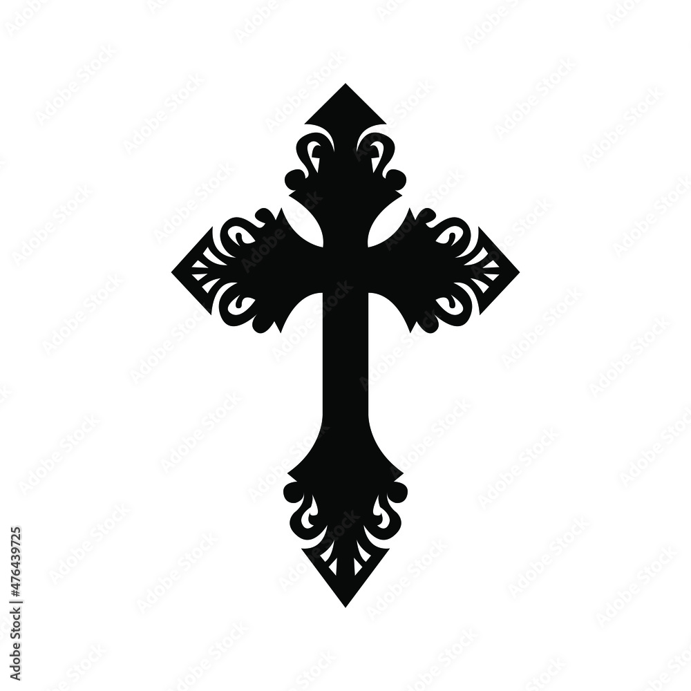 Cross icon vector set. Religion illustration sign collection. church symbol. jesus logo. Cross icon vector set. Religion illustration sign collection. church symbol. jesus logo.