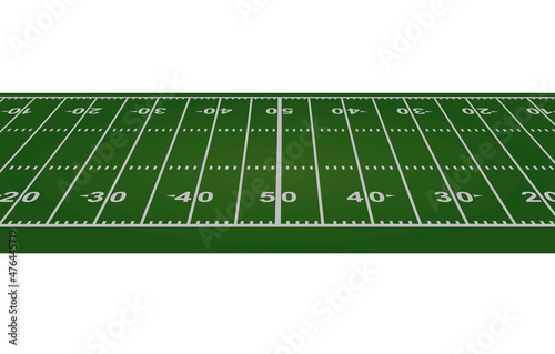 American football field. vector illustration 