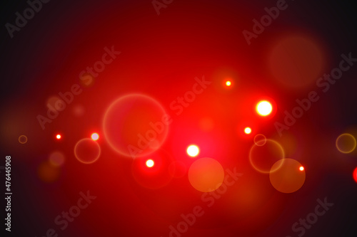abstract red background with bokeh, Merry Christmas, and happy new year background vector. 