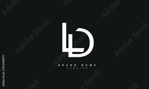 Alphabet letters Initials Monogram logo LD, DL, L and D photo