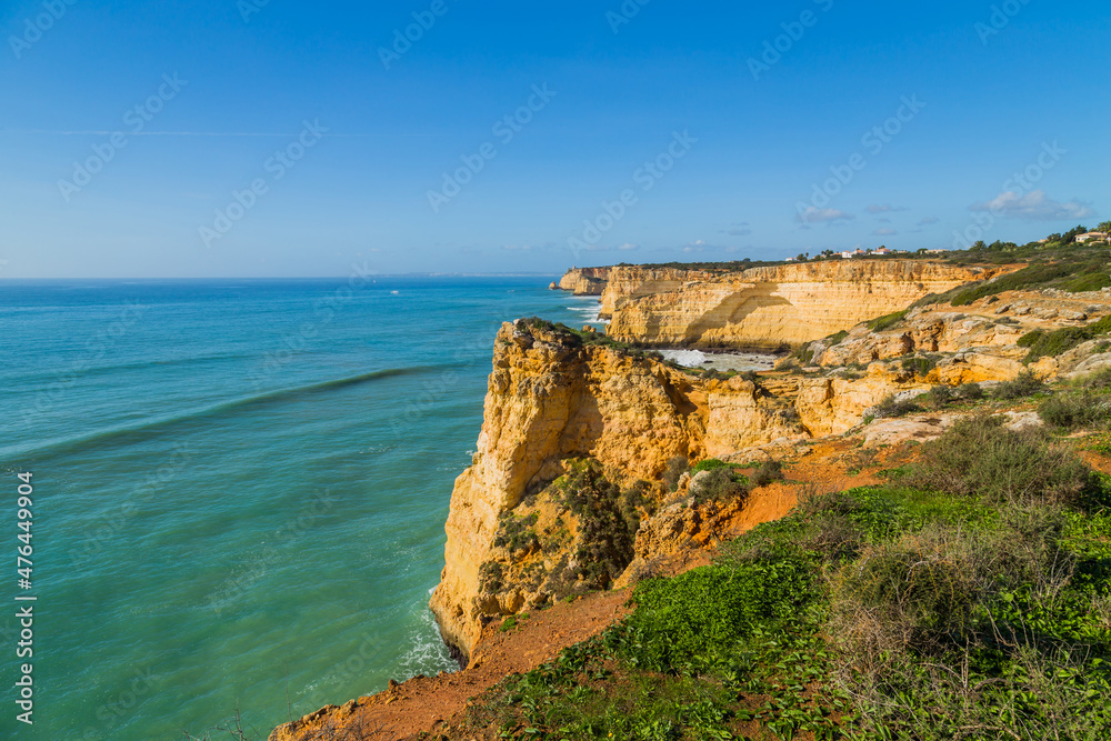 Cliffs in the Coast of Algarve Cliffs in the Coast of Algarve
