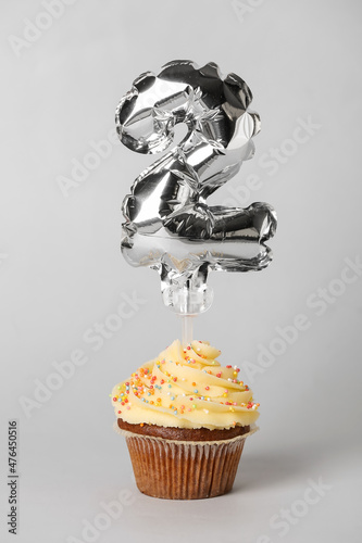 Tasty Birthday cupcake with...