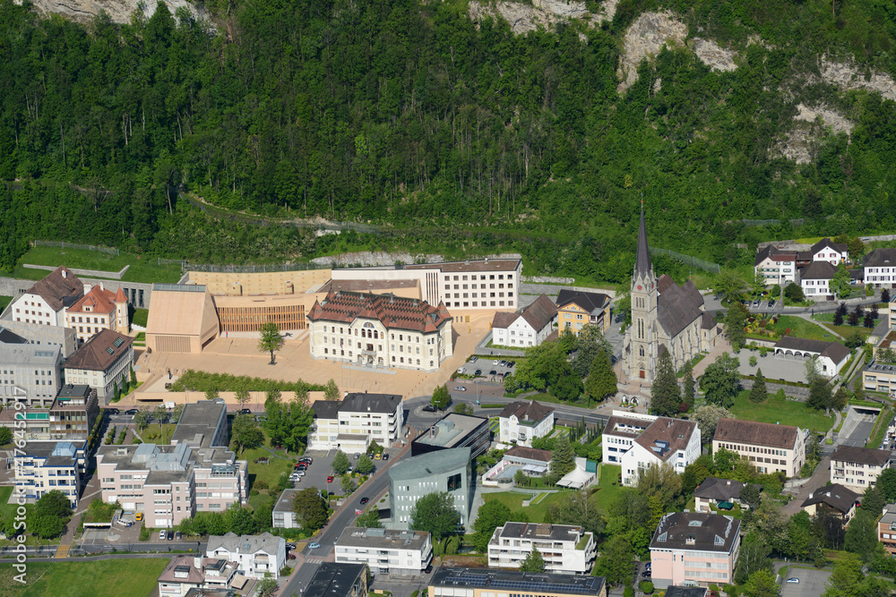 Vaduz in Liechtenstein, Regierungsareal