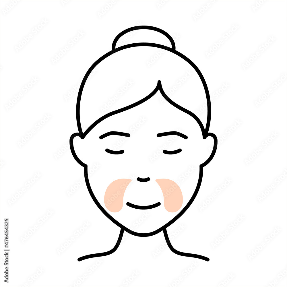 Girl Use Gel Patch Line Icon. Eye Patches for Beauty and Skin Care. Face Anti Aging Procedure Icon. Cosmetic Collagen Eye Patches Against Facial Wrinkles. Editable Stroke. Vector Illustration Girl Use Gel Patch Line Icon. Eye Patches for Beauty and Skin Care. Face Anti Aging Procedure Icon. Cosmetic Collagen Eye Patches Against Facial Wrinkles. Editable Stroke. Vector Illustration
