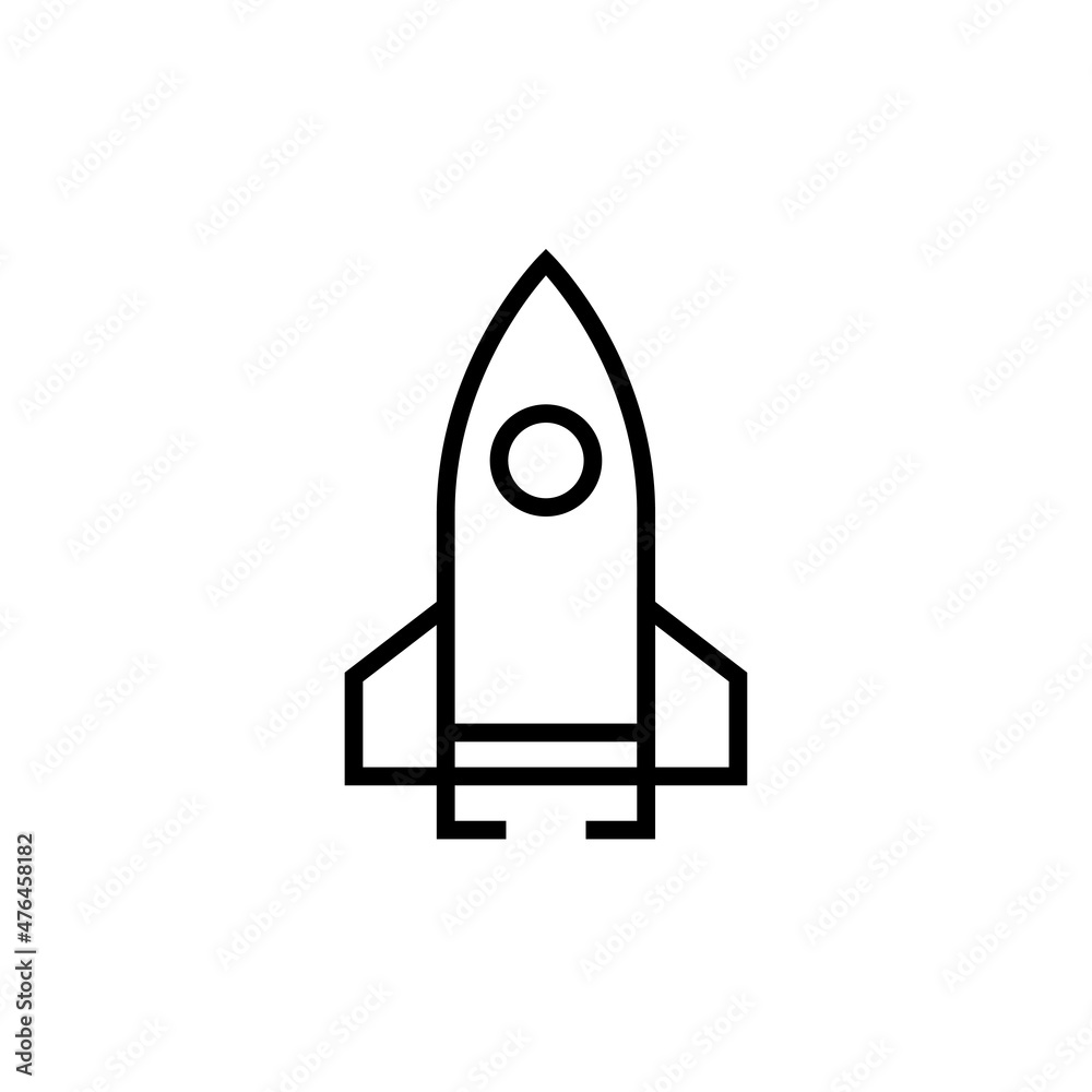 Rocket icon vector. Startup icon vector. Rocket icon vector. Startup icon vector.