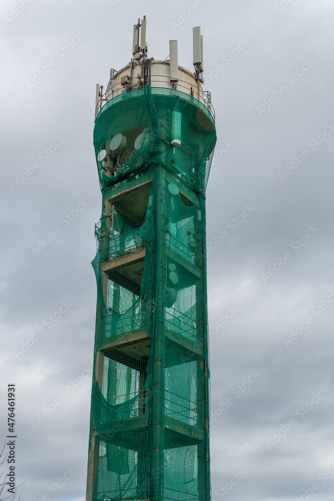 Industrial water tank under repair Industrial water tank under repair
