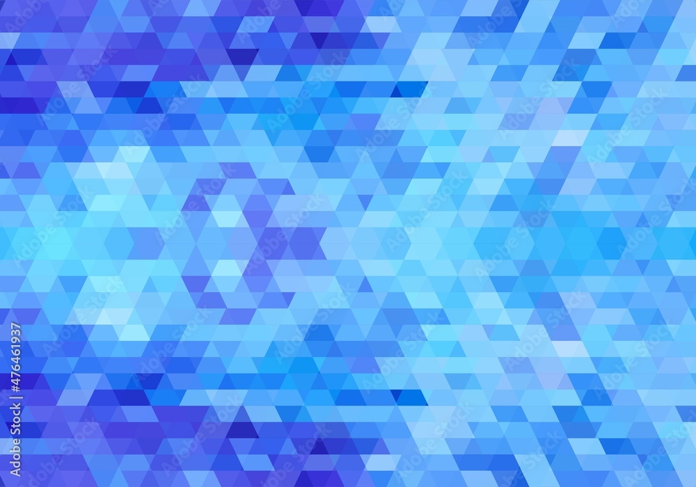 Modern blue geometric shapes background