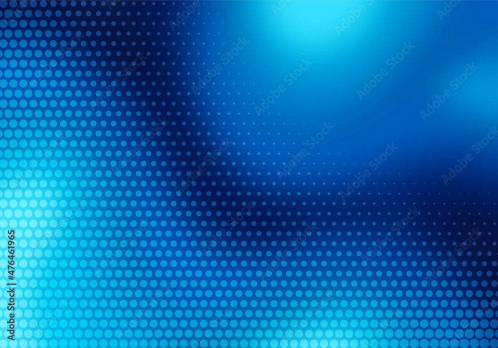 Modern blue wave with dotted technology background Modern blue wave with dotted technology background