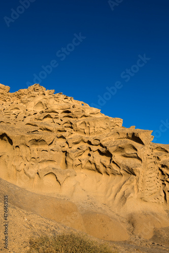 Vlychada beach volcanic ash...
