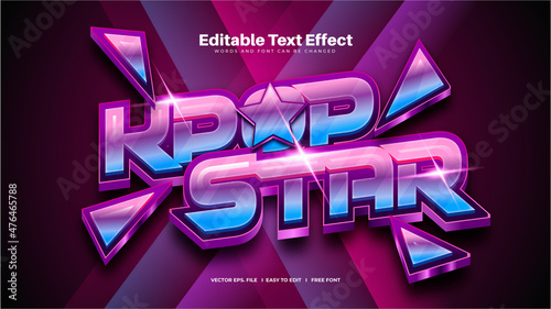 K-Pop Star Text Effect
