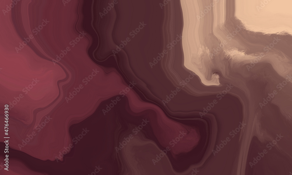 a colorful background with abstract flow pattern. decorative illustration in brown gradation with modern style texture. a trendy iridescent design. 