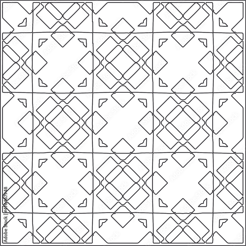 Vector geometric pattern. Repeating elements stylish background abstract ornament for wallpapers and backgrounds. Black and white pattern. Vector geometric pattern. Repeating elements stylish background abstract ornament for wallpapers and backgrounds. Black and white pattern.