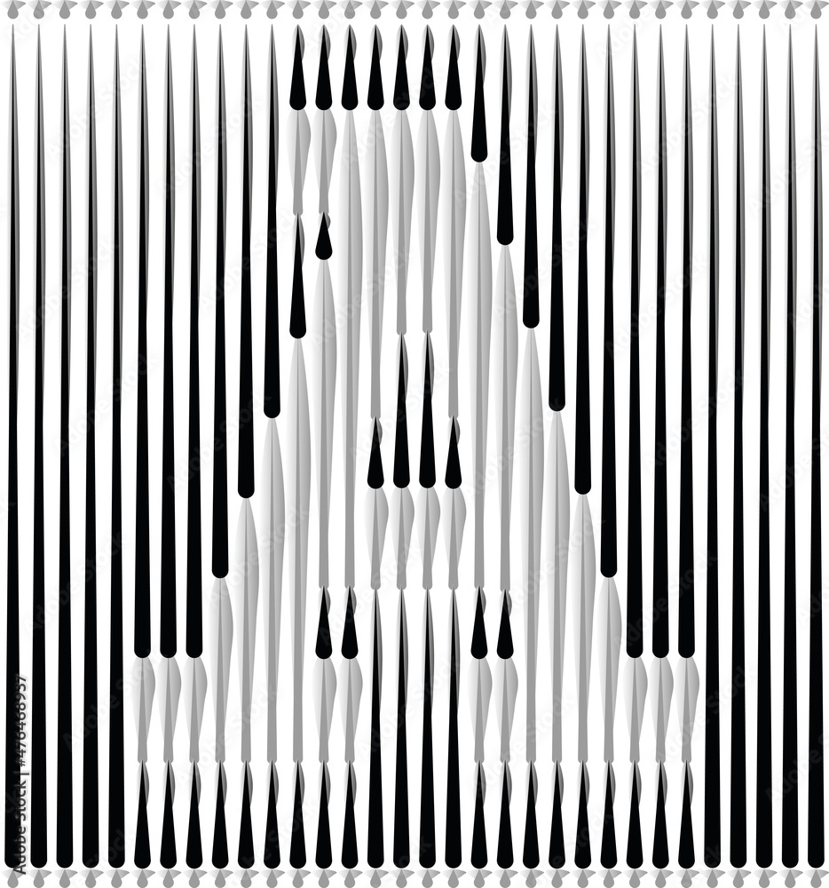 Lines Forming Letter Logo Design - Letter A