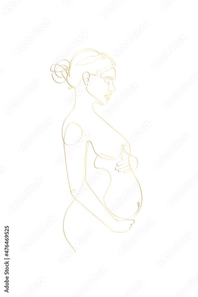 Pregnant mom gold line art, Pregnancy one line drawing, printable wall art, Nude woman body print, Belly female figure, Minimalist print
Pregnant mom gold line art, Pregnancy one line drawing, printable wall art, Nude woman body print, Belly female figure, Minimalist print