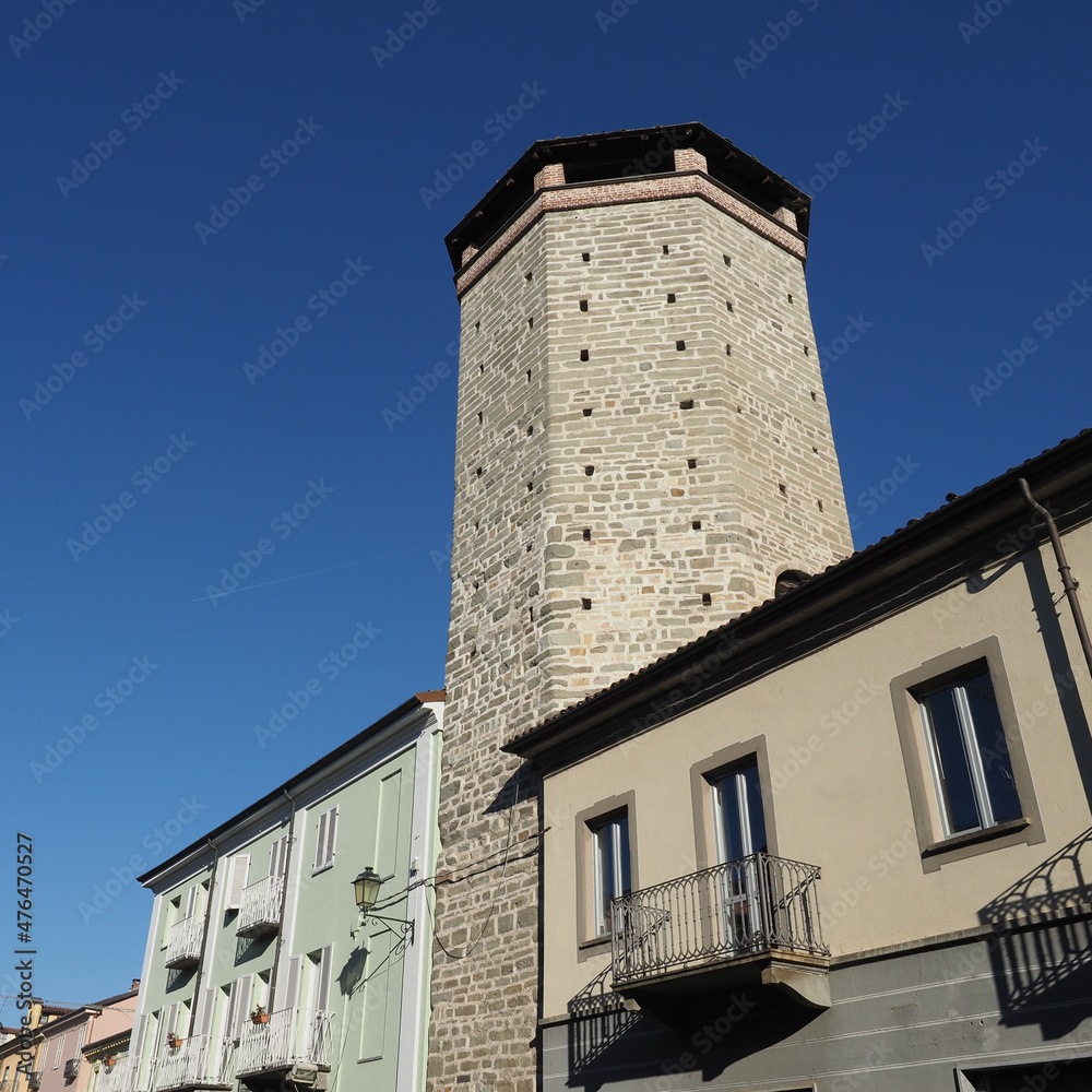 Torre Ottagonale tower in Chivasso