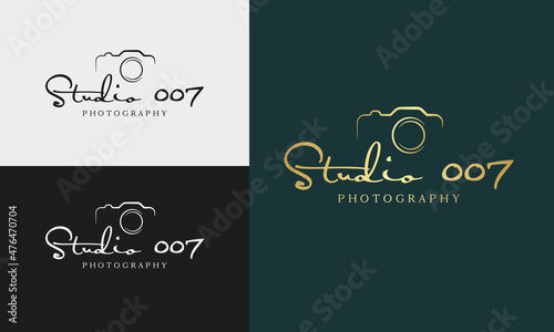 Handwriting logo template vector. signature logo concept.