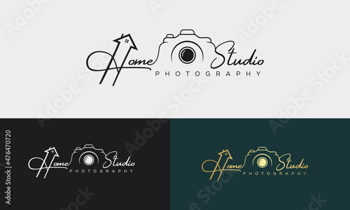 Handwriting logo template vector. signature logo concept.