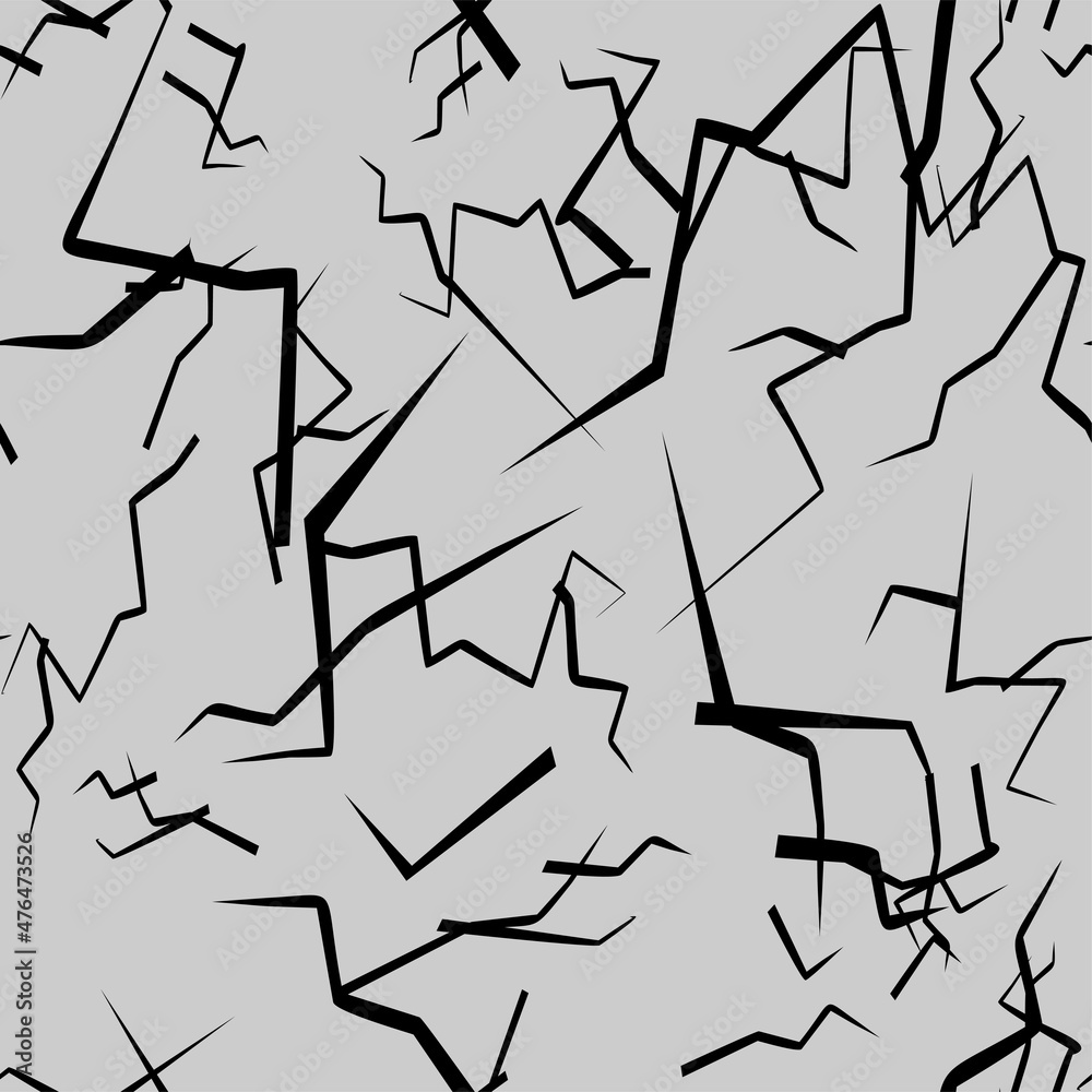 Crack pattern seamless. fissure and rift background. fracture texture Crack pattern seamless. fissure and rift background. fracture texture