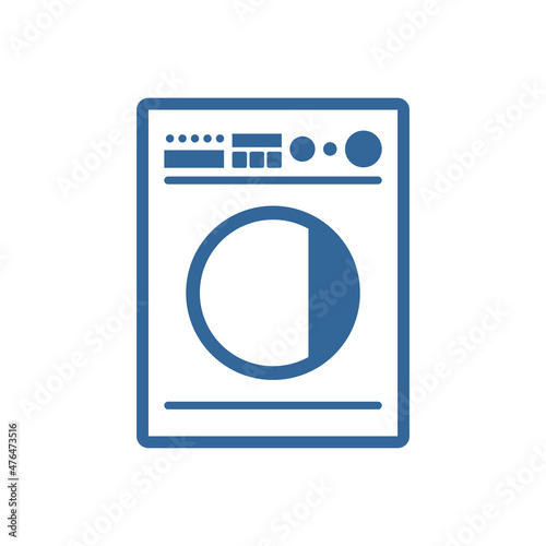 Washing machine icon sign. washer symbol. vector illustration