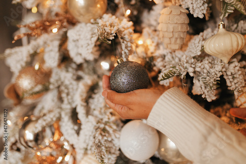 Christmas tree with decorations