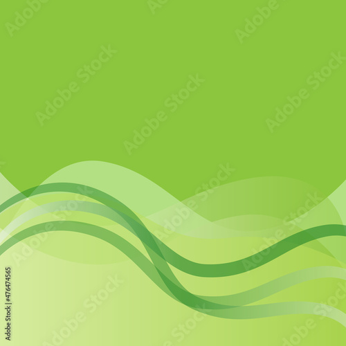 Abstract design background in green.
