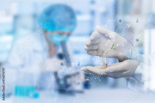 Foto Laboratory research concept.