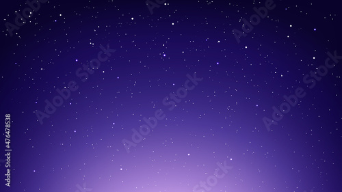 Colourful starry night sky. Galaxy background. Abstract constellation background.