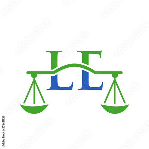 Law Firm Letter LE Logo Design. Lawyer, Justice, Law Attorney, Legal, Lawyer Service, Law Office, Scale, Law firm, Attorney Corporate Business LE Initial Letter Logo Template